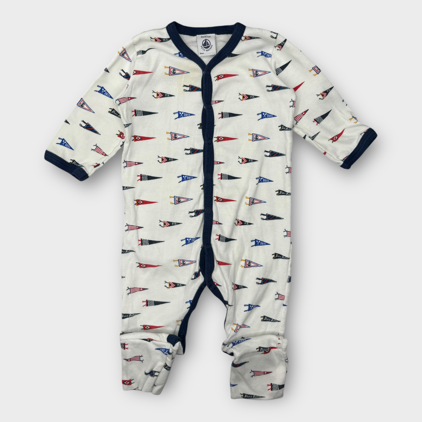 Petit Bateau - Pyjama - 6 mois (67cm ) -  (Bon état)